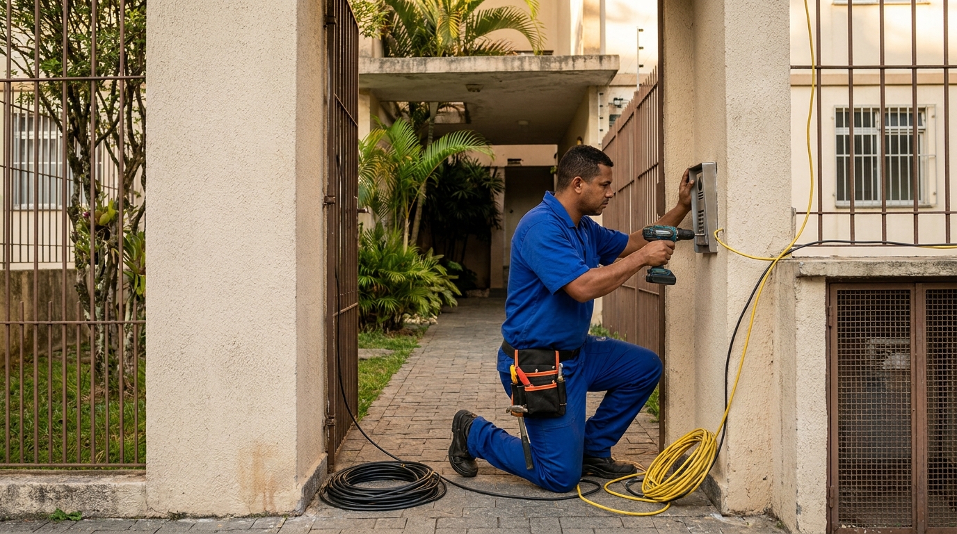 Instalacao de interfone profissional em Caxias do Sul‑RS