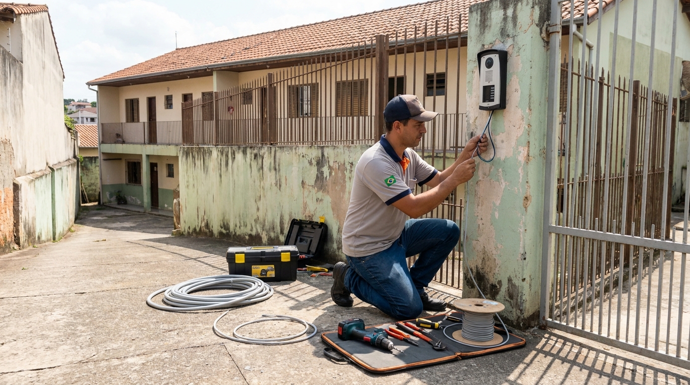 Instalacao de interfone residencial em Caxias do Sul‑RS